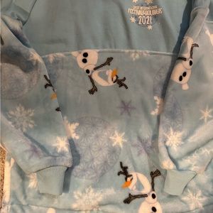 Disney 2021 Epcot Festival of the Holidays Olaf Spirit Jersey Sweatshirt Sz Xs